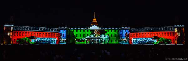 Reflexionen von Jesper Wachtmeister/Solaris Filmproduktion Schlosslichtspiele 300 Jahre Stadtgeburtstag Karlsruhe