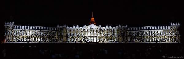 Reflexionen von Jesper Wachtmeister/Solaris Filmproduktion Schlosslichtspiele 300 Jahre Stadtgeburtstag Karlsruhe