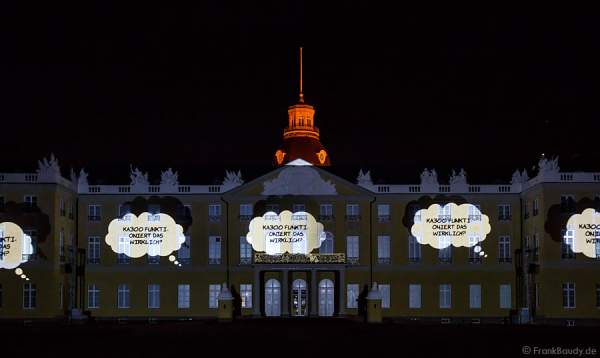 Schlosslichtspiele 300 Jahre Stadtgeburtstag Karlsruhe 2015