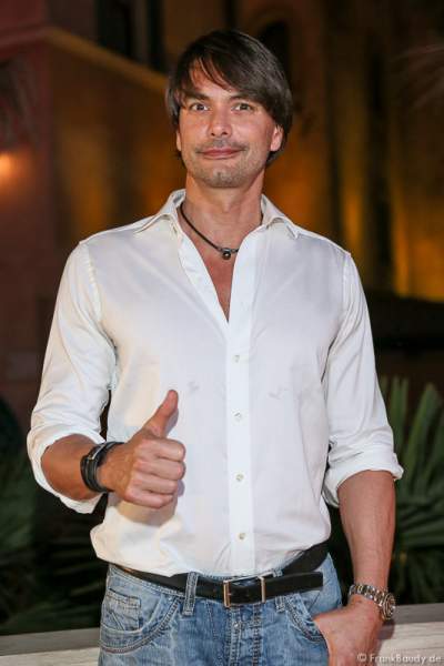 Topmodel Marcus Schenkenberg (bürgerlich Marcus Lodewijk Schenkenberg van Mierop) - 1. Europäischer Missen TEAM-Cup im Europa-Park