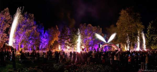 Feuerwerk bei der Sommernacht 2015 auf der Gartenschau in Kaiserslautern