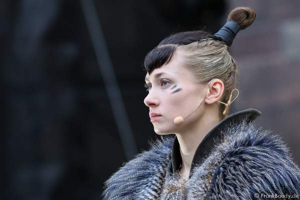 Alina Levshin als Ortlieb bei Gemetzel - Nibelungen-Festspiele 2015 in Worms