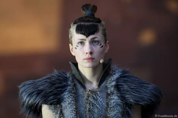 Alina Levshin als Ortlieb bei Gemetzel - Nibelungen-Festspiele 2015 in Worms