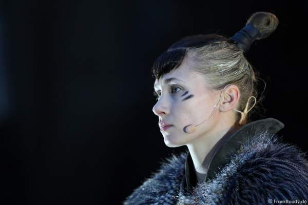 Alina Levshin als Ortlieb bei Gemetzel - Nibelungen-Festspiele 2015 in Worms