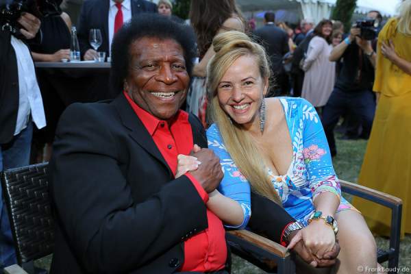 Roberto Blanco und Ehefrau Luzandra bei der Premiere von Gemetzel - Nibelungen-Festspiele 2015 in Worms