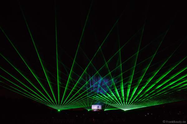 Wasserspiele und Laser bei Aquatique Show ALSACE - 70 Jahre Frieden - Art et Lumière, Furdenheim 2015