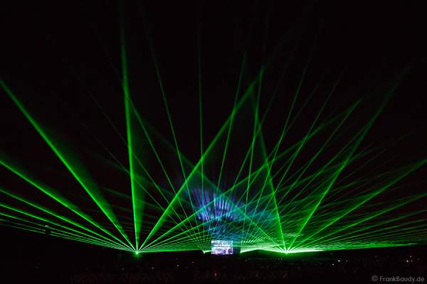 Wasserspiele und Laser bei Aquatique Show ALSACE - 70 Jahre Frieden - Art et Lumière, Furdenheim 2015