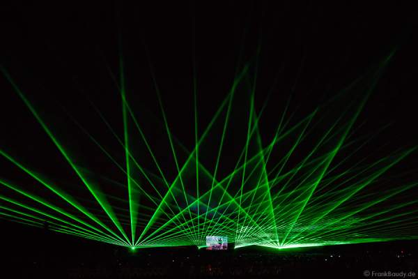 Wasserspiele und Laser bei Aquatique Show ALSACE - 70 Jahre Frieden - Art et Lumière, Furdenheim 2015