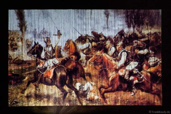 Furdenheim feiert mit Show ALSACE 70 Jahre Frieden - Wasserleinwand