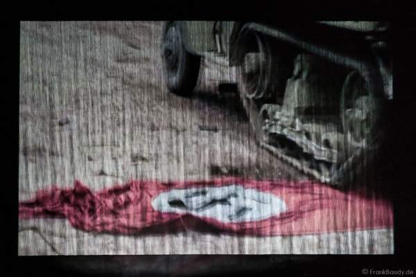 Furdenheim feiert mit Show ALSACE 70 Jahre Frieden - Wasserleinwand