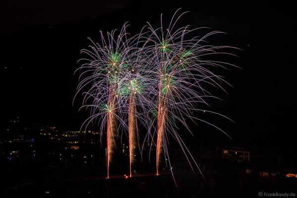 Feuerwerk bei der 3. Heidelberger Schlossbeleuchtung 2015