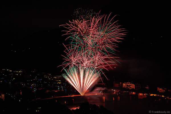 Feuerwerk bei der 3. Heidelberger Schlossbeleuchtung 2015