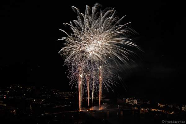 Feuerwerk bei der 3. Heidelberger Schlossbeleuchtung 2015