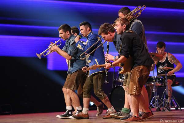 Die Powerkryner bei der Stadlshow 2015 in Offenburg