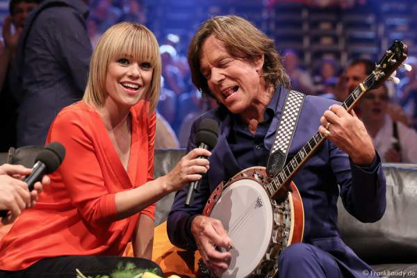 Francine Jordi mit Jürgen Drews bei der Stadlshow 2015 in Offenburg