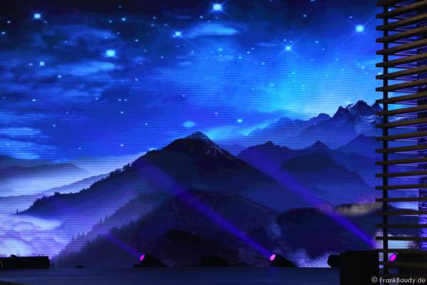 Das neue Bühnenbild der Stadlshow 2015 (ehem. Musikantenstadl) 2015 in Offenburg