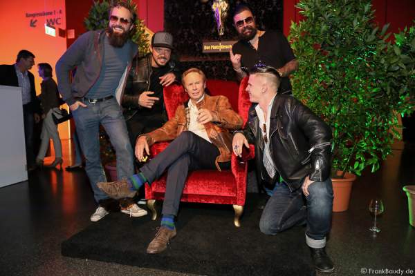 Django 3000 mit Peter Kraus auf der After-Show-Party Seitenblicke der Stadlshow 2015 in Offenburg