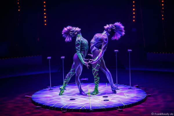 Alexandra & Kelly Saabel bei Salto Vitale des Circus Roncalli