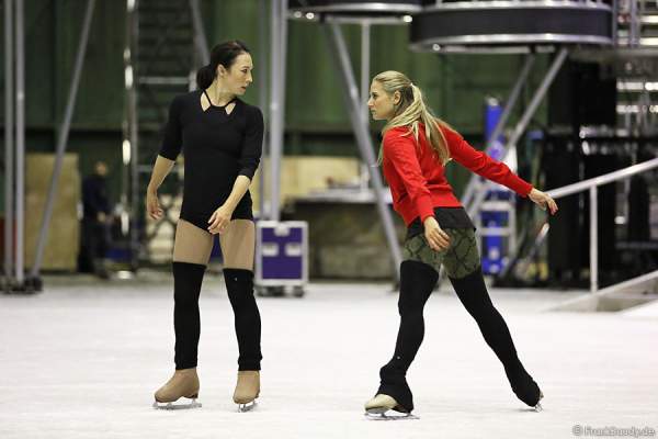 Szenenprobe mit Robin Johnstone für die neue Show BELIEVE von Holiday on Ice