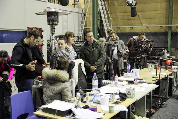 Bei den Proben der Show BELIEVE von Holiday on Ice