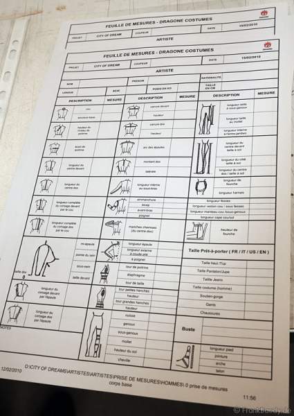 Für jeden Eisläufer bei Holiday on Ice - BELIEVE gibt es eine Kleiderkarte für sein Kostüm