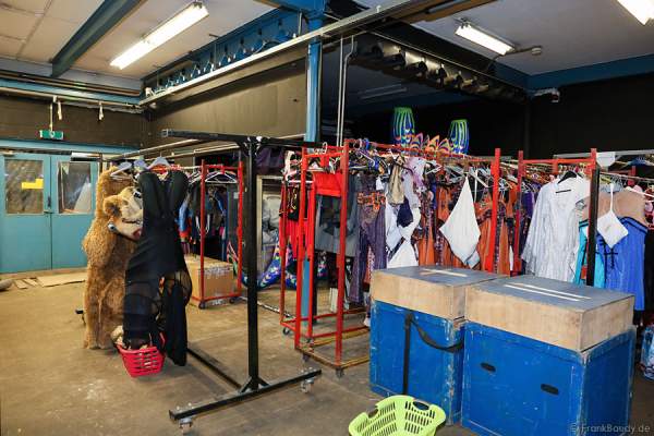 Die Kleiderkammer von Holiday on Ice