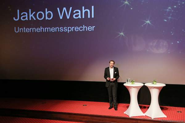 Unternehmenssprecher Jakob Wahl bei der Pressekonferenz Europa-Park Winter 2015/2016