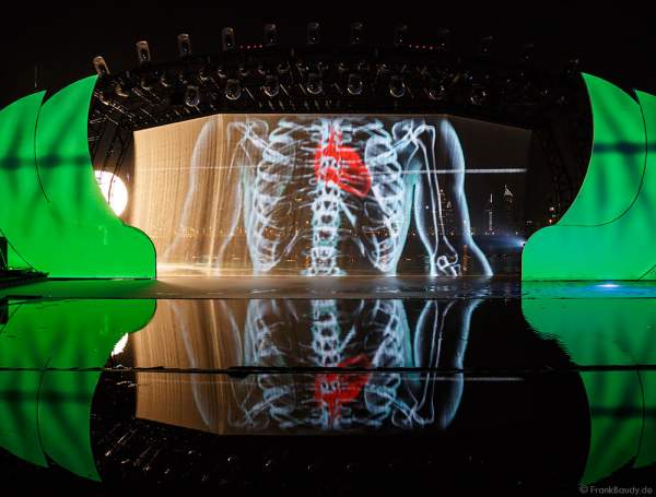 Water Curtain at the 44th UAE National Day 2015 in Dubai Design District