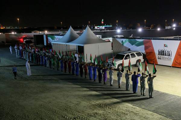 Rehearsals for the 44th UAE National Day 2015 in Dubai Design District
