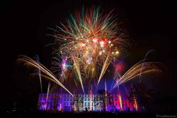 Feuerwerk bei der 900-Jahr-Feier in Haguenau 2015/2016 (Hagenau)