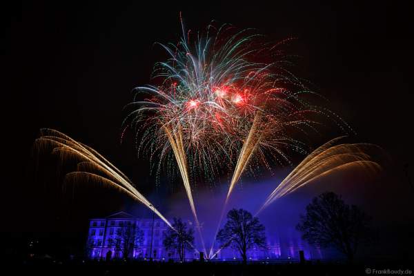 Feuerwerk bei der 900-Jahr-Feier in Haguenau 2015/2016 (Hagenau)