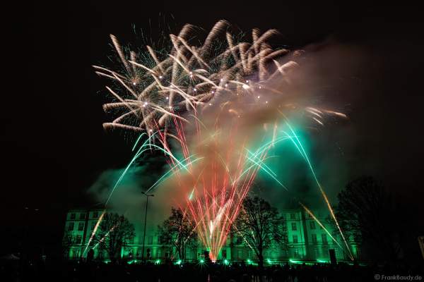 Feuerwerk bei der 900-Jahr-Feier in Haguenau 2015/2016 (Hagenau)