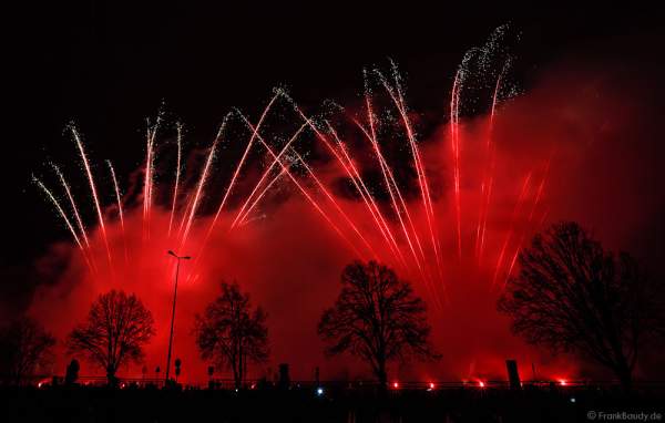 Feuerwerk bei der 900-Jahr-Feier in Haguenau 2015/2016 (Hagenau)