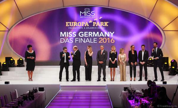 Vorstellung der VIP-Jury bei der Miss Germany 2016 Wahl im Europa-Park in Rust