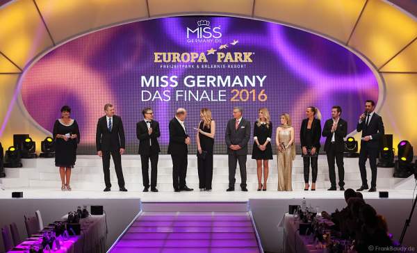 Vorstellung der VIP-Jury bei der Miss Germany 2016 Wahl im Europa-Park in Rust