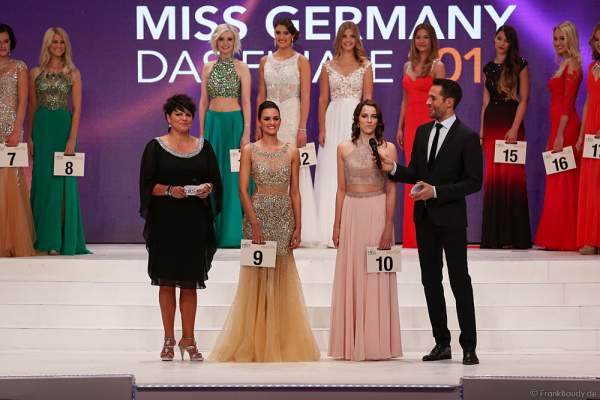 Lena Bröder bei der Vorstellung zur Miss Germany 2016 Wahl im Europa-Park