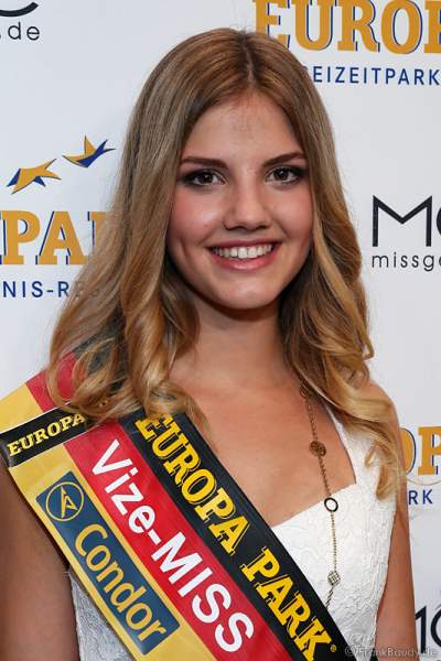 Vize-Miss Germany 2016 Francesca Orru bei der Miss Germany 2016 Wahl im Europa-Park