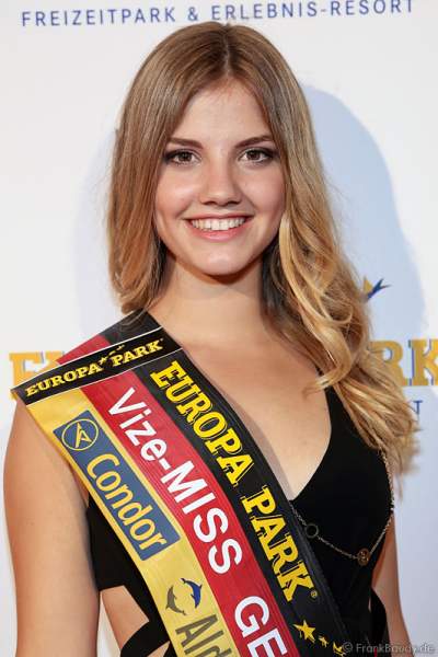 Vize-Miss Germany 2016 Francesca Orru (Miss Schleswig-Holstein) bei der Miss Germany 2016 Wahl im Europa-Park