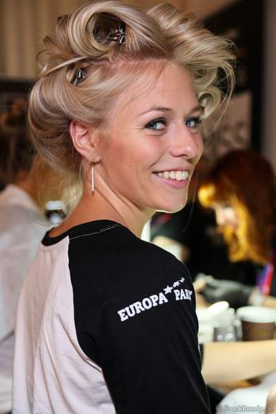 Eva Naulin (Miss Mecklenburg-Vorpommern 2016) Backstage bei den Vorbereitungen zur Miss Germany 2016 Wahl