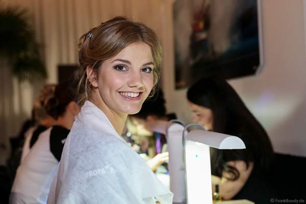 Vize-Miss Germany 2016 Francesca Orru (Miss Schleswig-Holstein 2016) Backstage bei den Vorbereitungen
