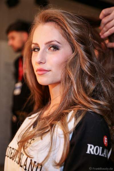 Dominika Starostik (Miss Süddeutschland 2016) Backstage bei den Vorbereitungen zur Miss Germany 2016 Wahl