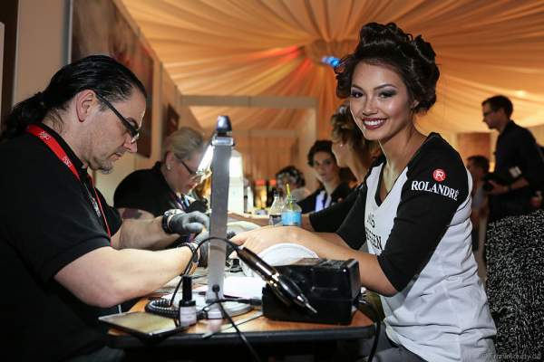 3. Miss Germany 2016 Katharina Schubert (Miss Hessen 2016) Backstage bei den Vorbereitungen