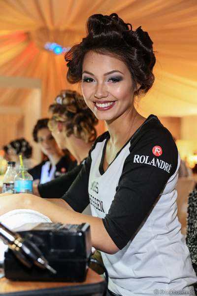 3. Miss Germany 2016 Katharina Schubert (Miss Hessen 2016) Backstage bei den Vorbereitungen