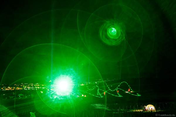 Laser bei der Weinbergnacht 2016 in Bad Dürkheim