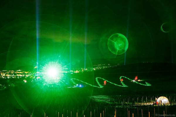 Laser bei der Weinbergnacht 2016 in Bad Dürkheim