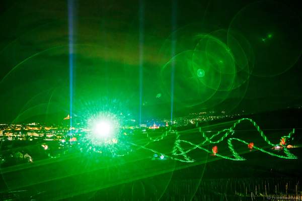 Laser bei der Weinbergnacht 2016 in Bad Dürkheim