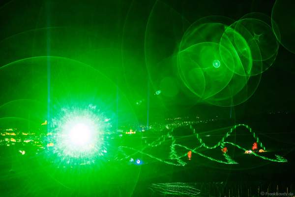 Laser bei der Weinbergnacht 2016 in Bad Dürkheim