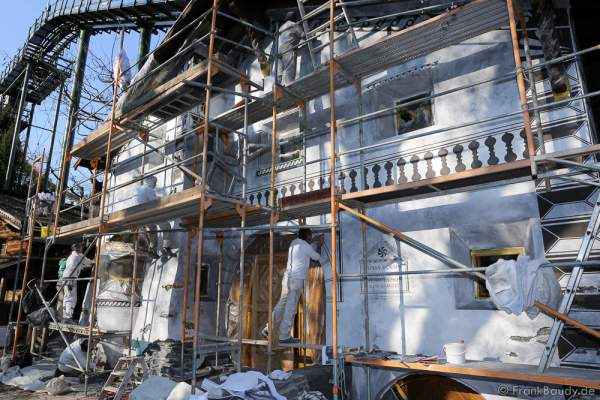 Bauarbeiten im Europa-Park für die Saison 2016