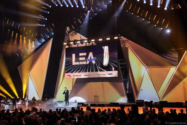 Ingo Nommsen als Moderator beim PRG LEA 2016 - Live Entertainment Award in der Festhalle in Frankfurt