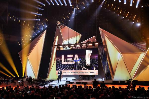 Ingo Nommsen als Moderator beim PRG LEA 2016 - Live Entertainment Award in der Festhalle in Frankfurt